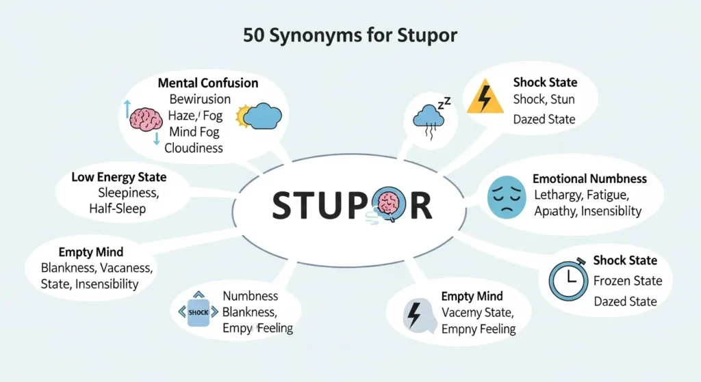 List of 50 Synonyms for Stupor