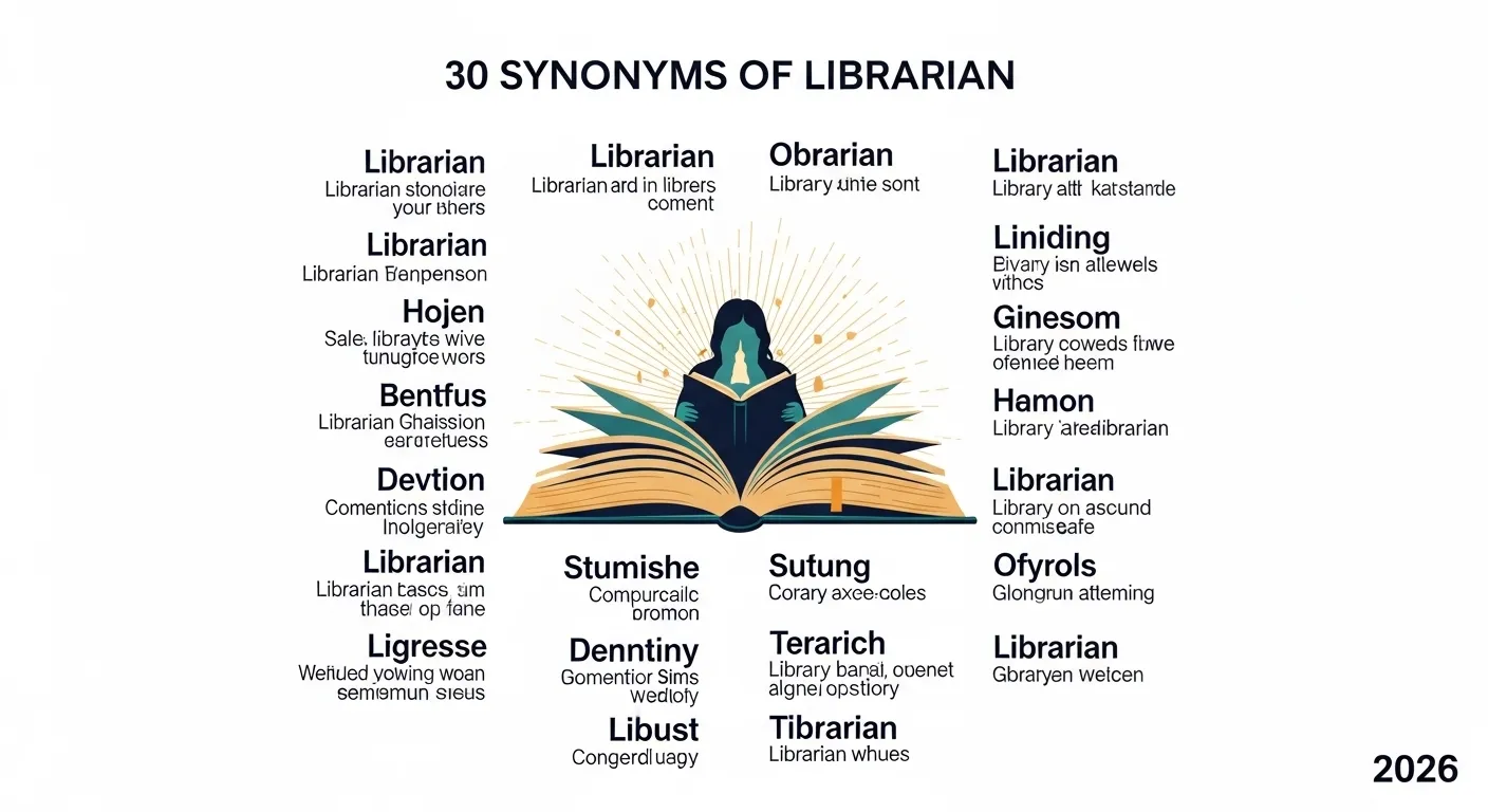30 Synonyms of Librarian with Example and Explanation 2026