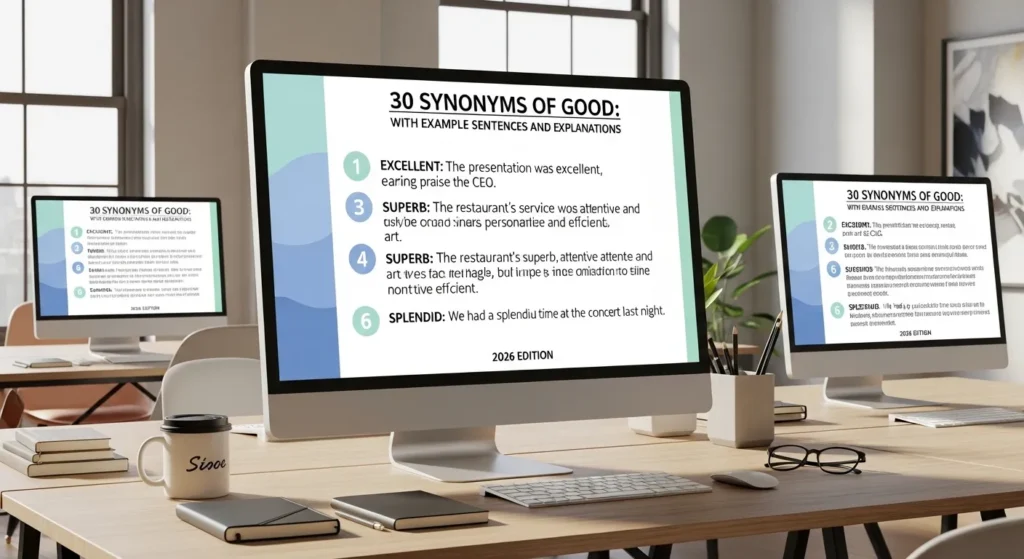 30 Synonyms of Good with Example and Explanation 2026
