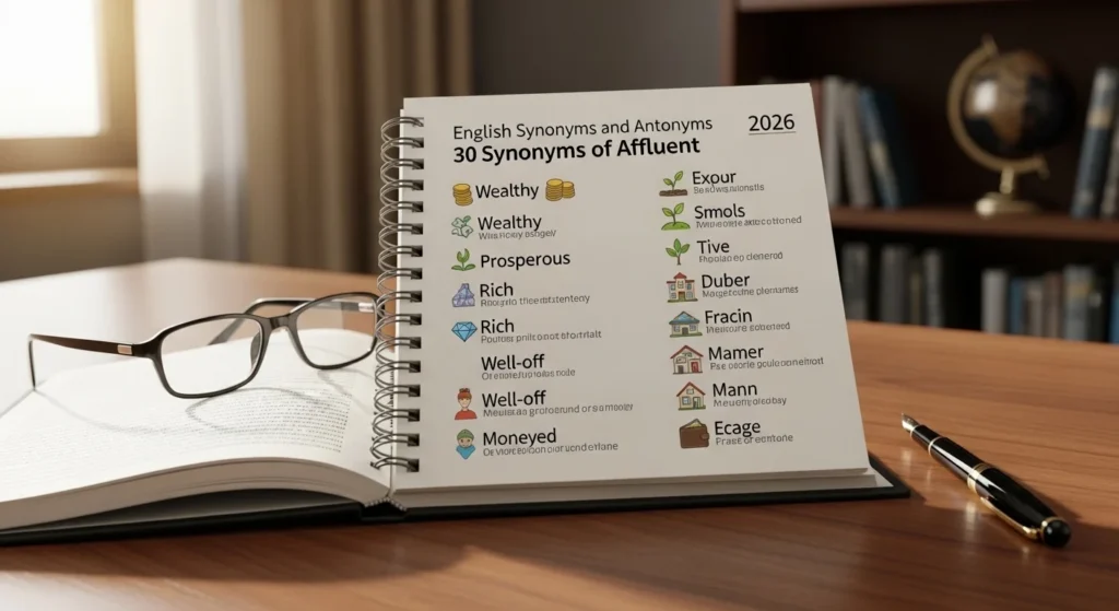 Synonyms of Affluent