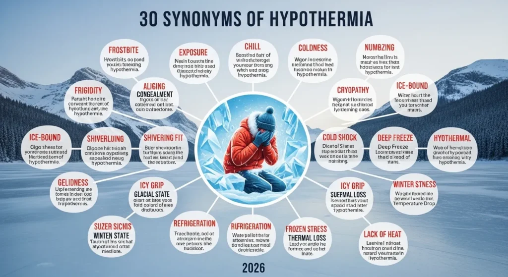 Synonyms of Hypothermia