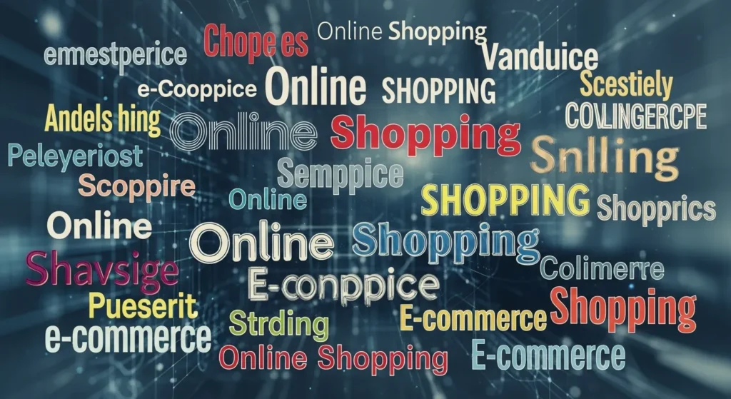 Synonyms of Online Shopping