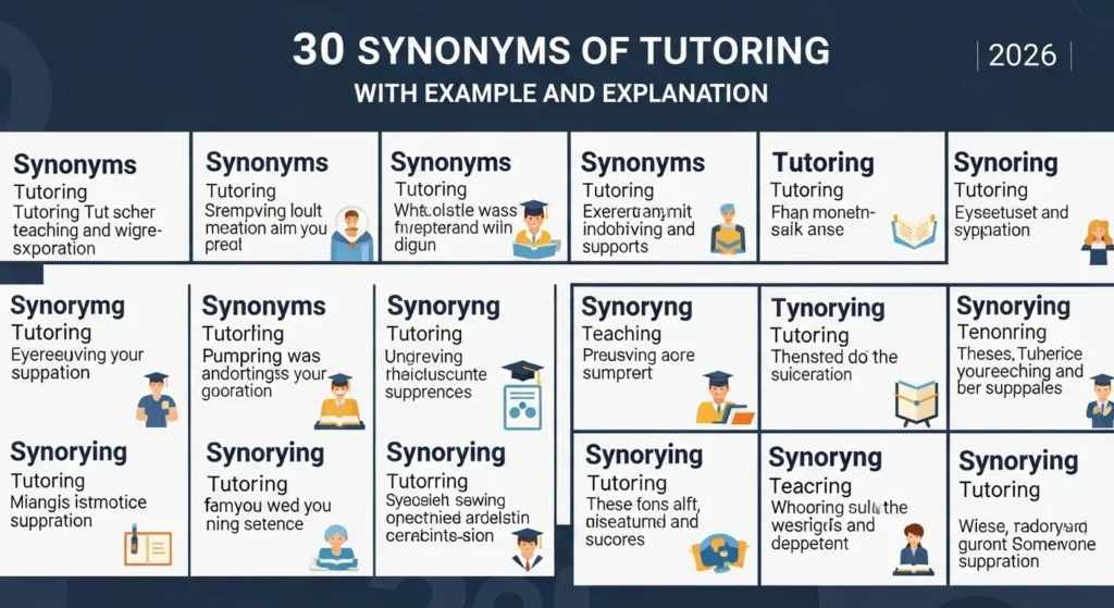 Synonyms of Tutoring