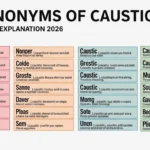 Synonyms of Caustic