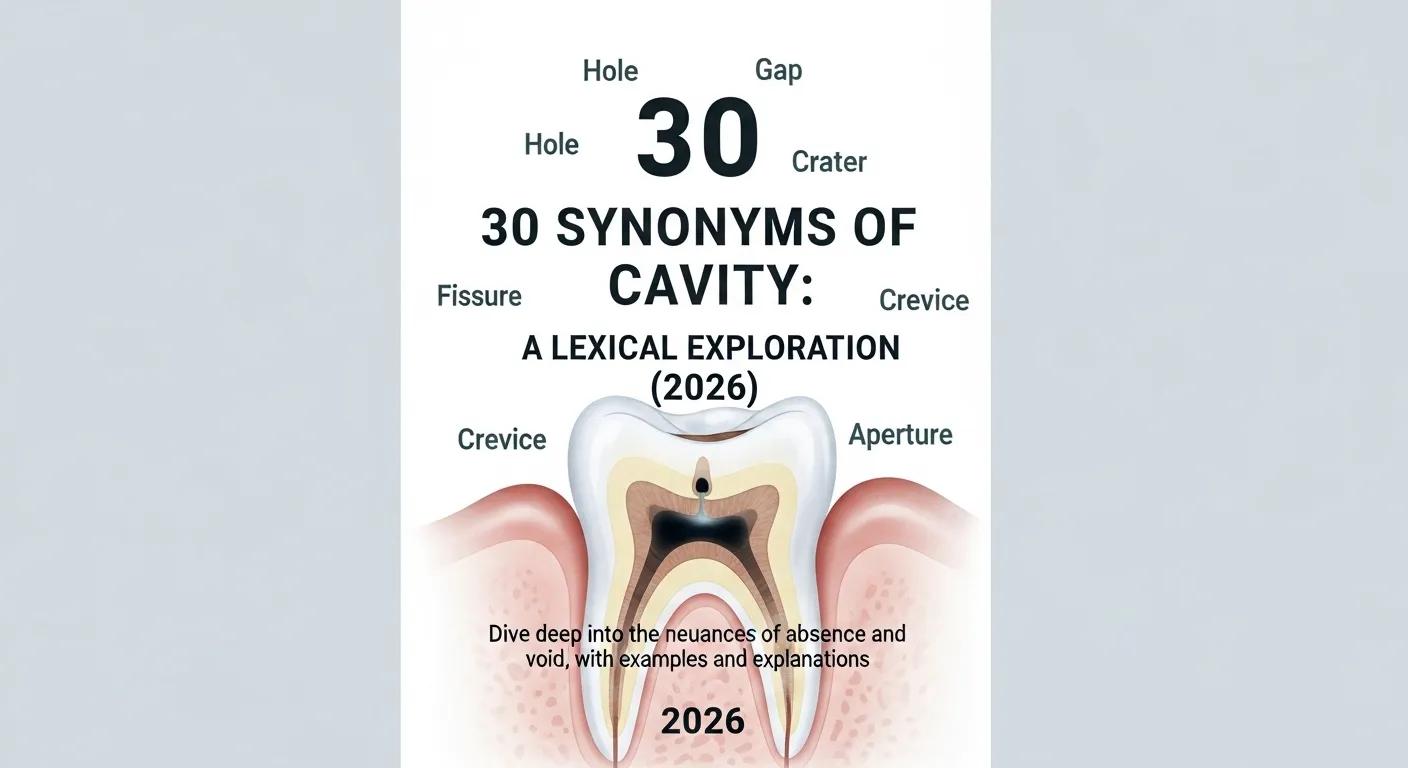 Synonyms of Cavity