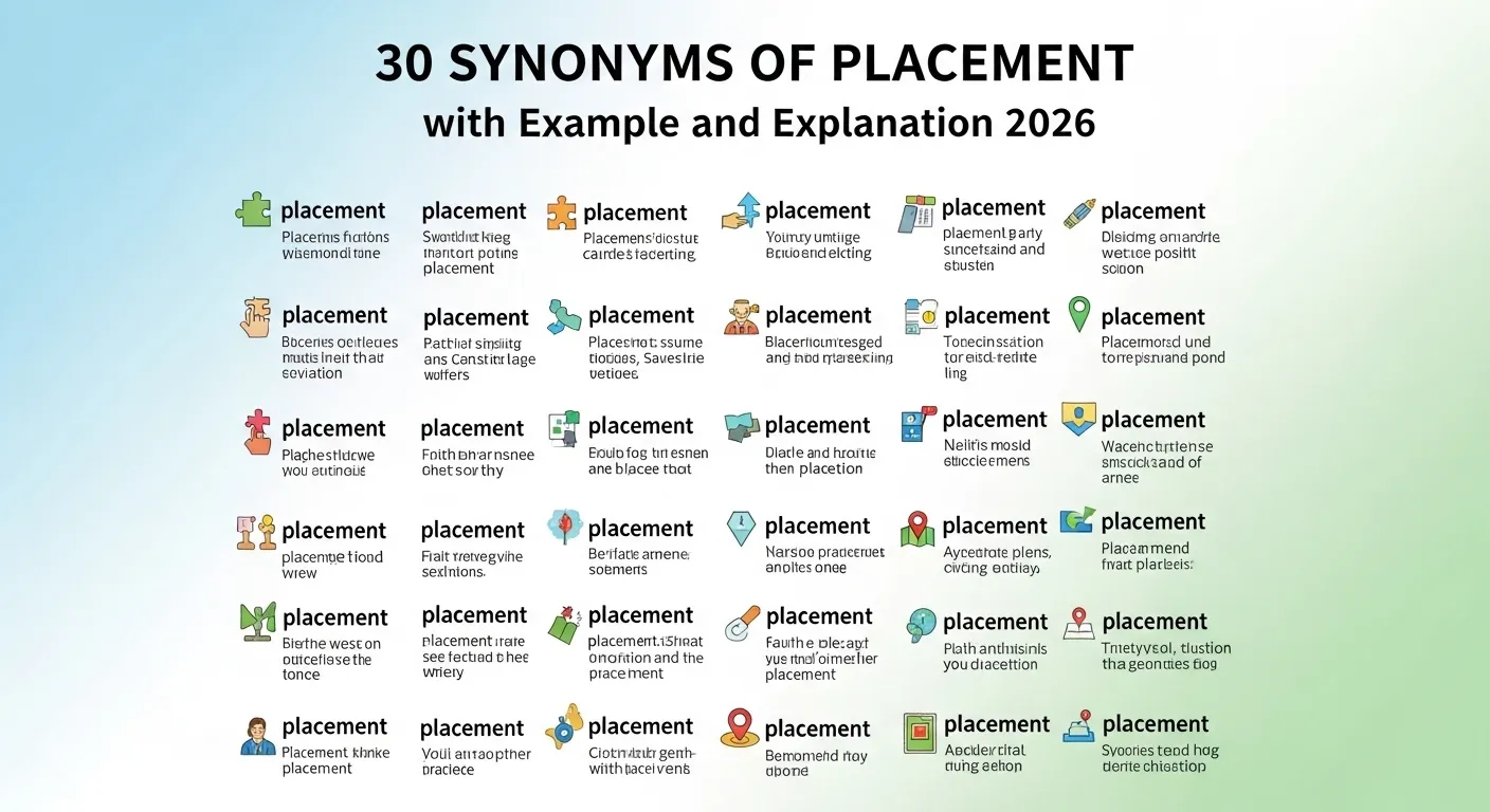 Synonyms of Placement