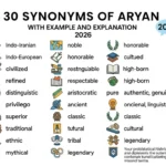 Synonyms of Aryan