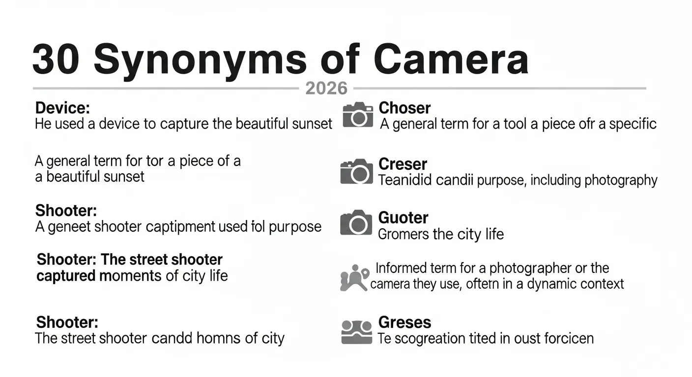 synonyms of camera