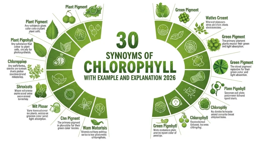 synonyms of chlorophyll