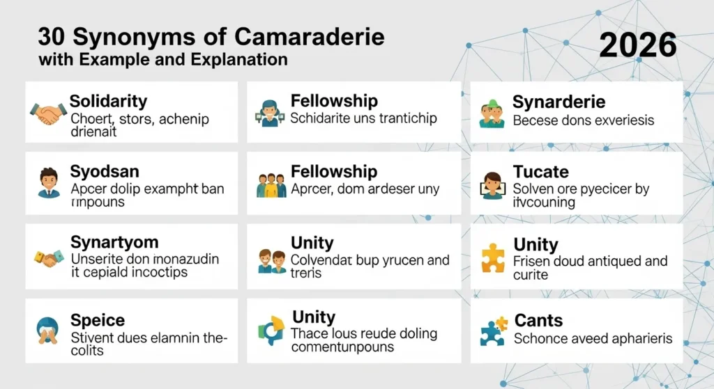 synonyms of comradery