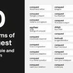 synonyms of conquest