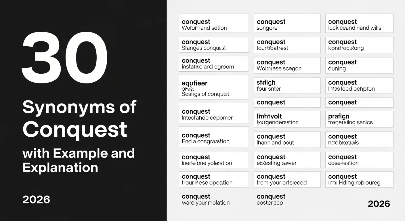synonyms of conquest