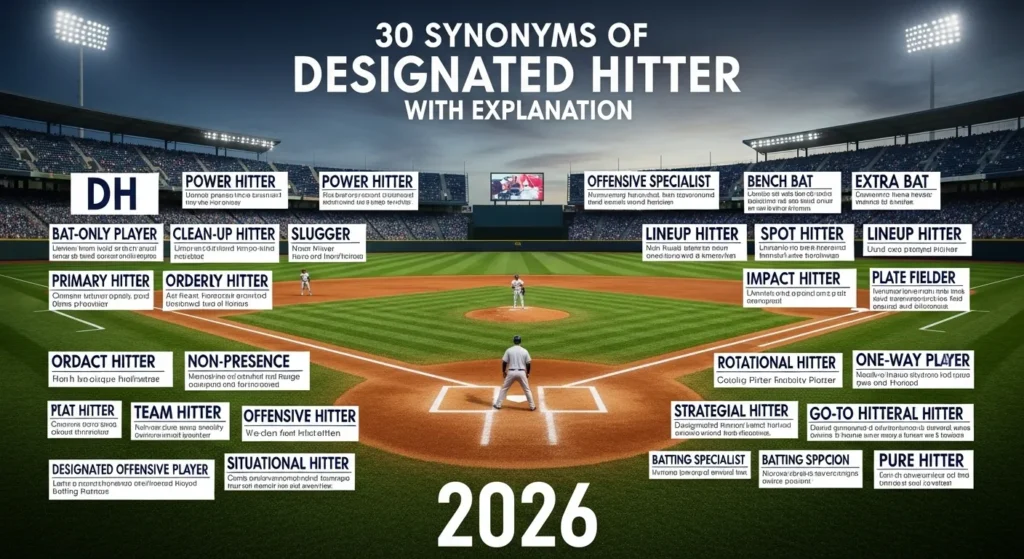synonyms of designated hitter