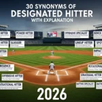 synonyms of designated hitter