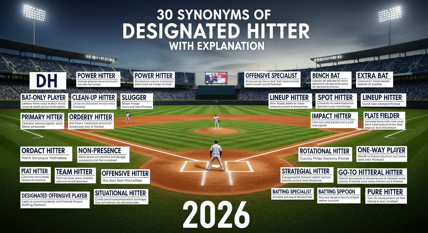 synonyms of designated hitter