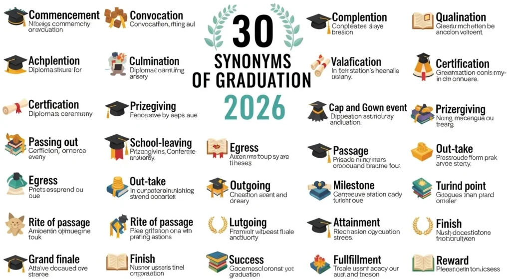 Synonyms of Graduation