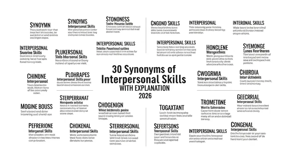 synonyms of interpersonal skills