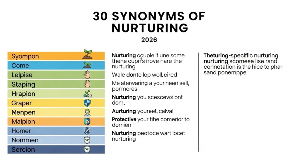 Synonyms of Nurturing