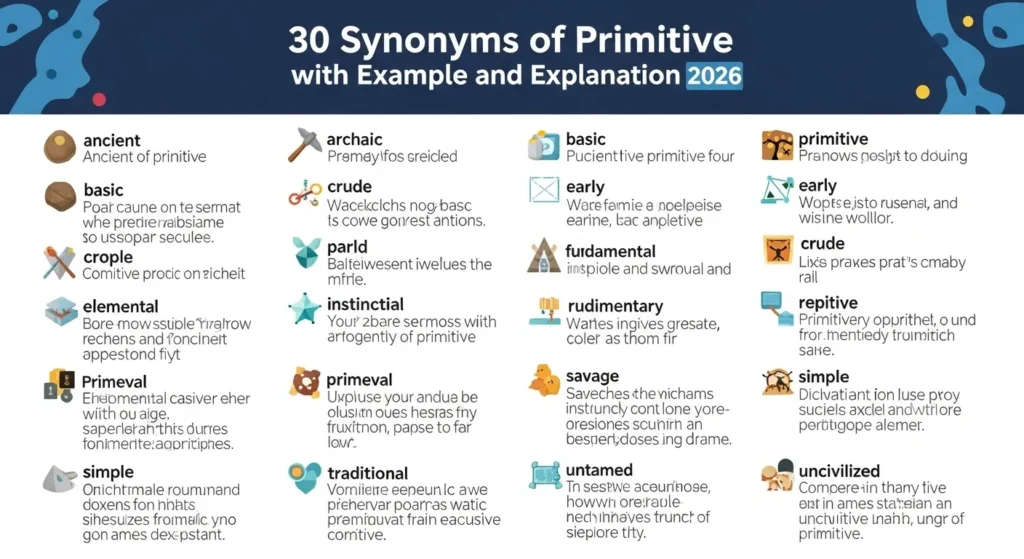 Synonyms of Primitive