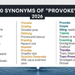 Synonyms of Provoke