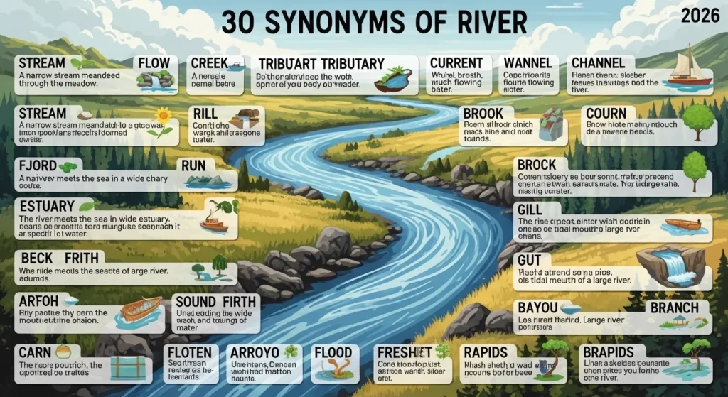 synonyms of river
