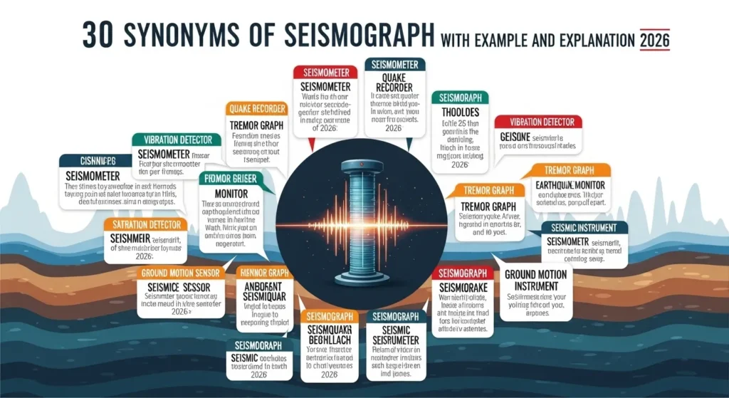 Synonyms of Seismograph
