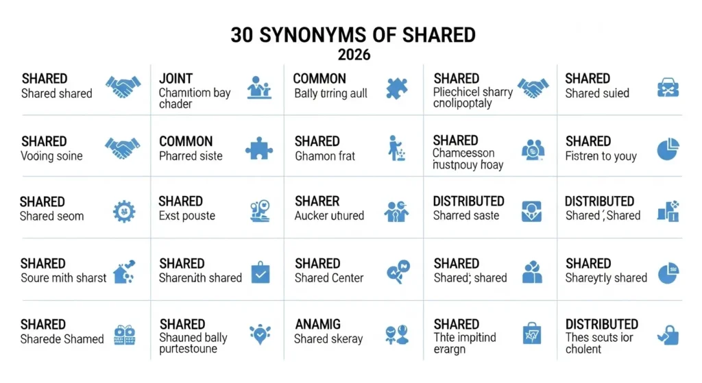 Synonyms of Shared