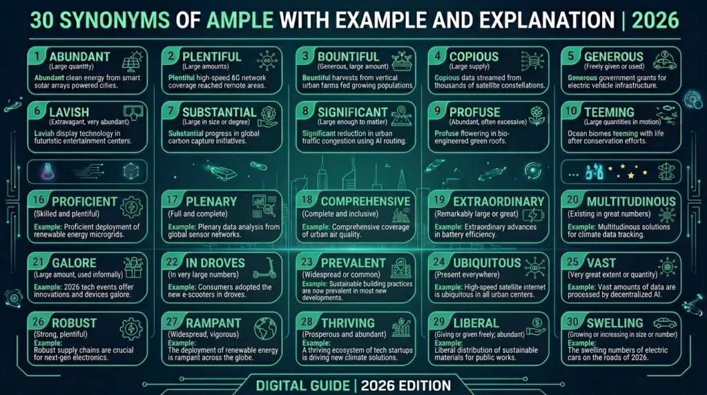 synonyms of ample