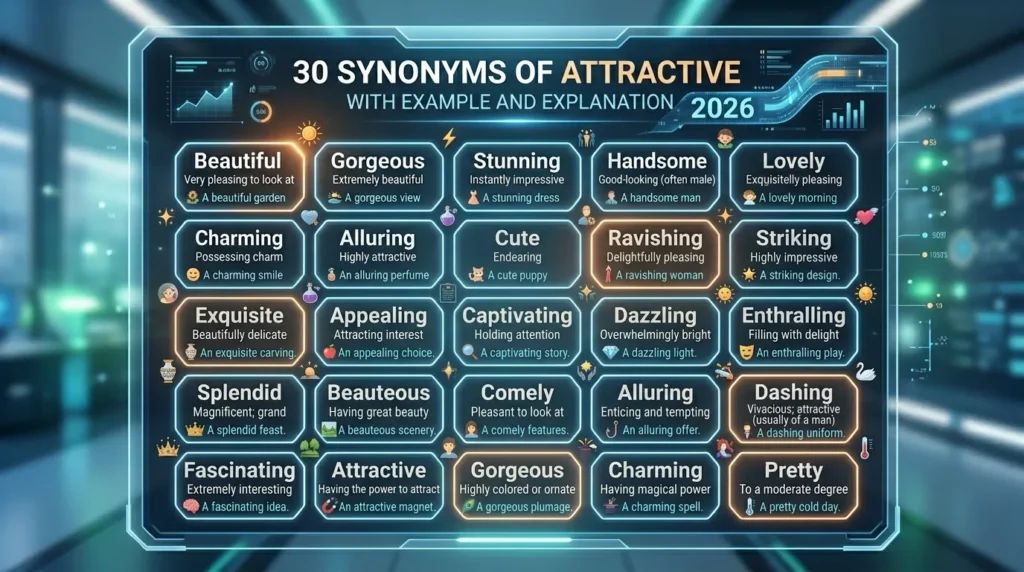 synonyms of attractive