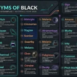 synonyms of black