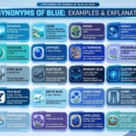 synonyms of blue