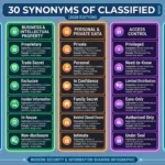 synonyms of classified