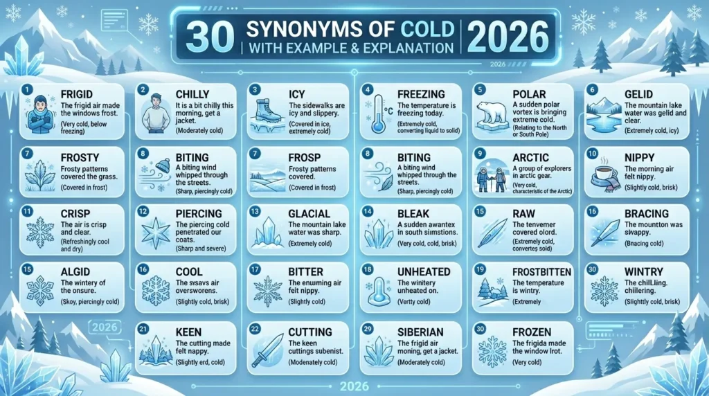 synonyms of cold