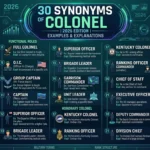 synonyms of Colonel