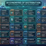 synonyms of distribution