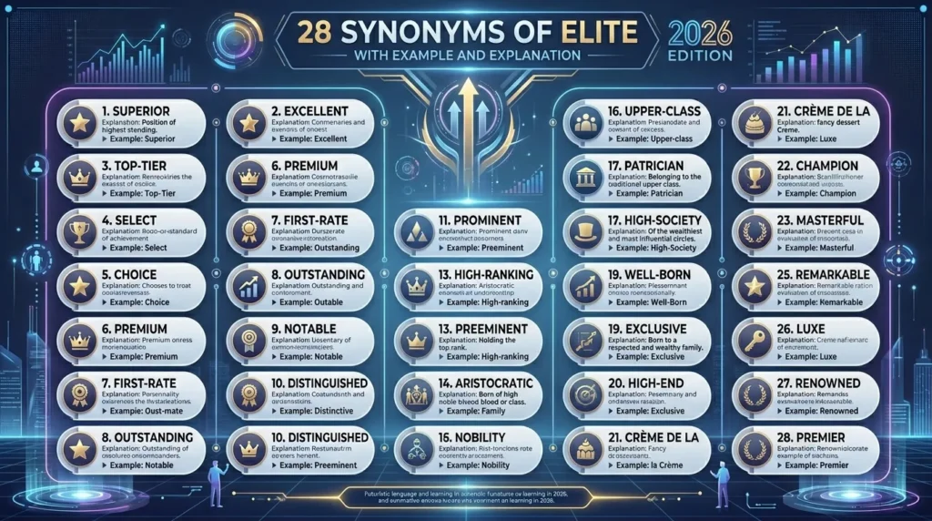 synonyms of elite
