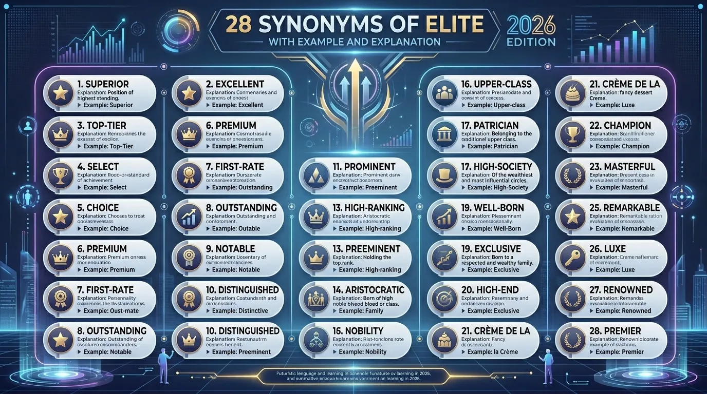 synonyms of elite