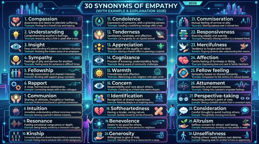 synonyms of empathy