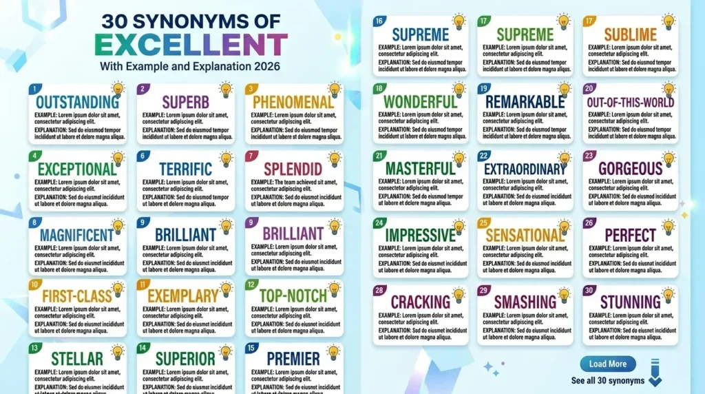 synonyms of excellent