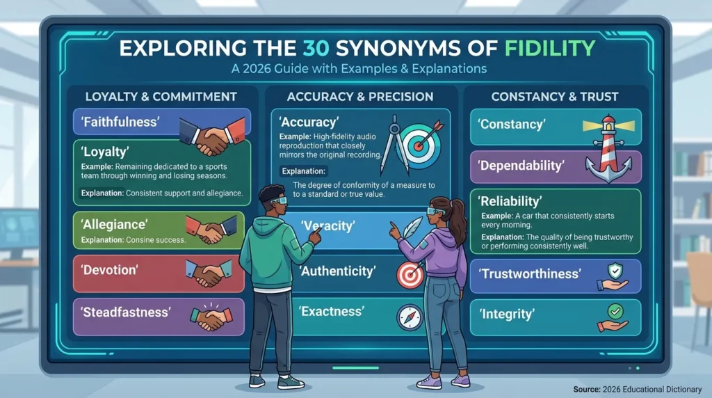synonyms of fidelity