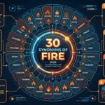 synonyms of fire