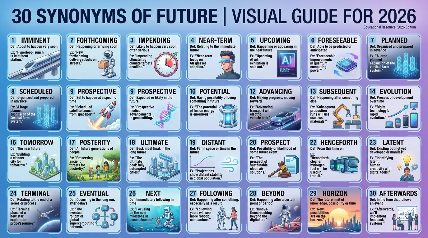 synonyms of future