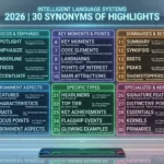 synonyms of highlights