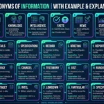 synonyms of information
