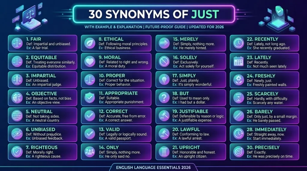 synonyms of just