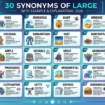 synonyms of large