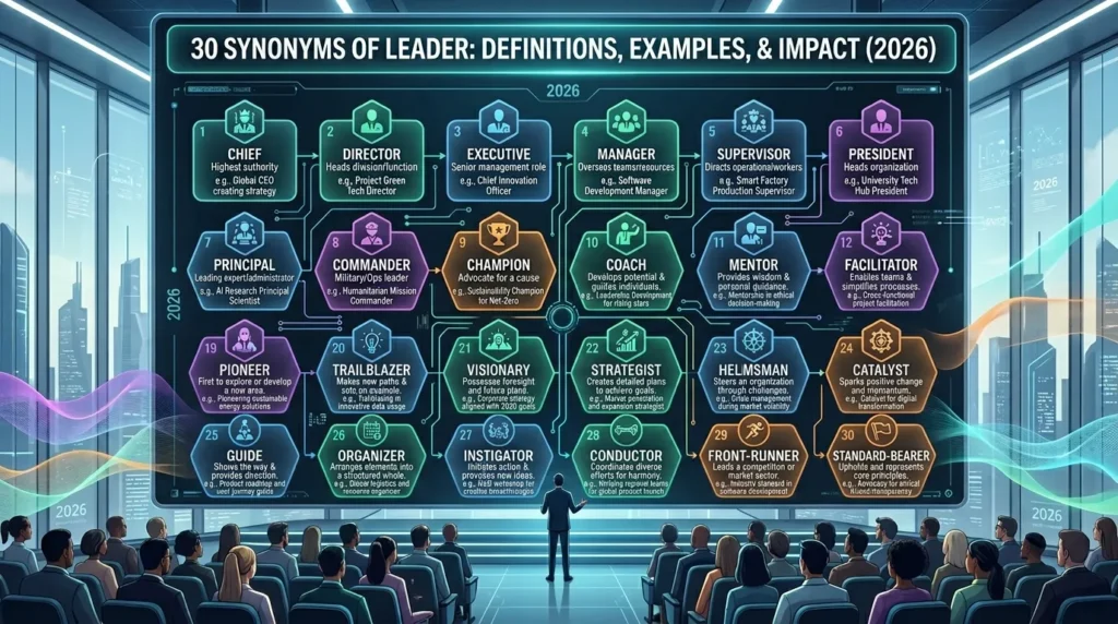 synonyms of leader
