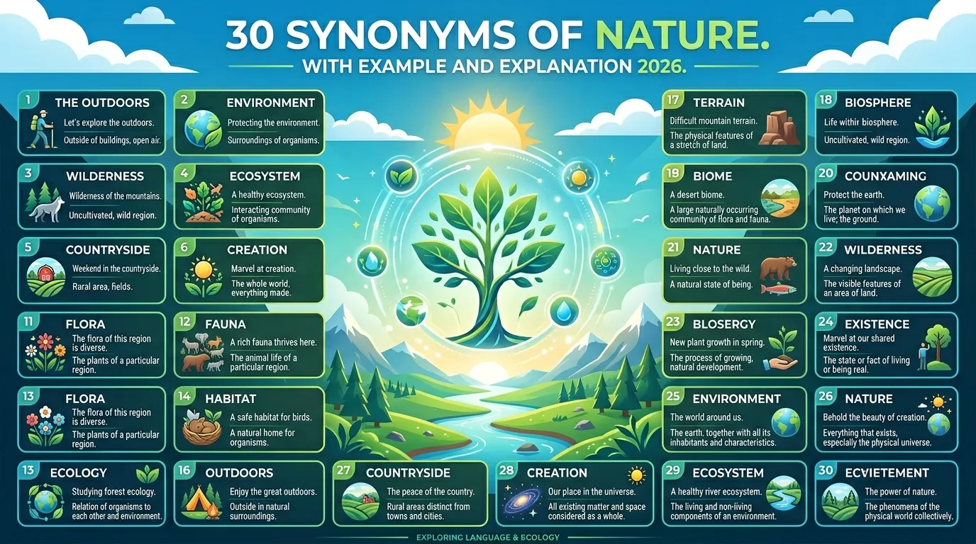 synonyms of nature
