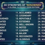 synonyms of renowned
