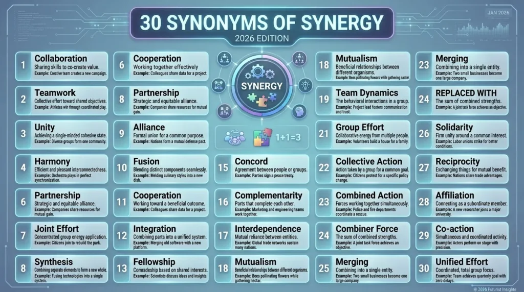 synonyms of synergy